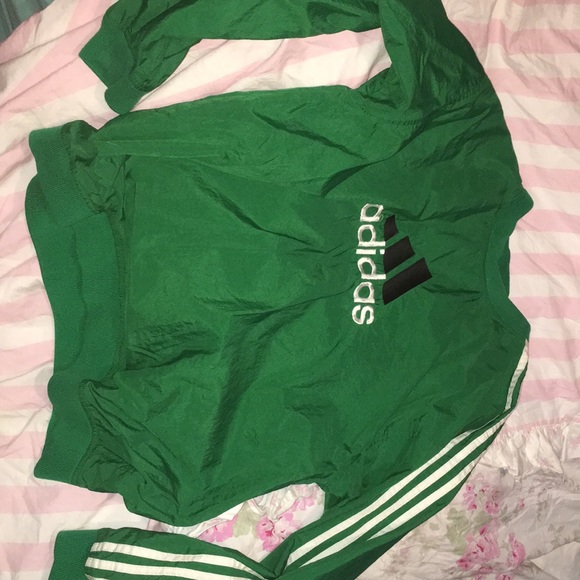 vintage adidas pullover jacket